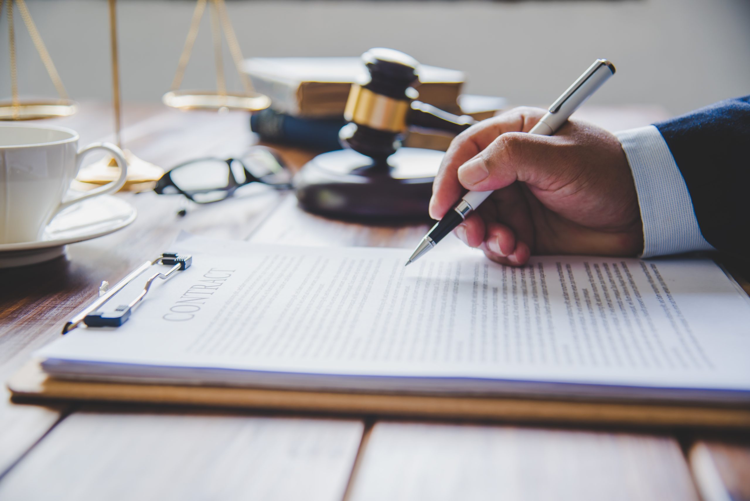 Law theme, mallet of the judge, law enforcement officers, eviden